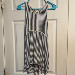 Maurices Black and White Striped Tank Top